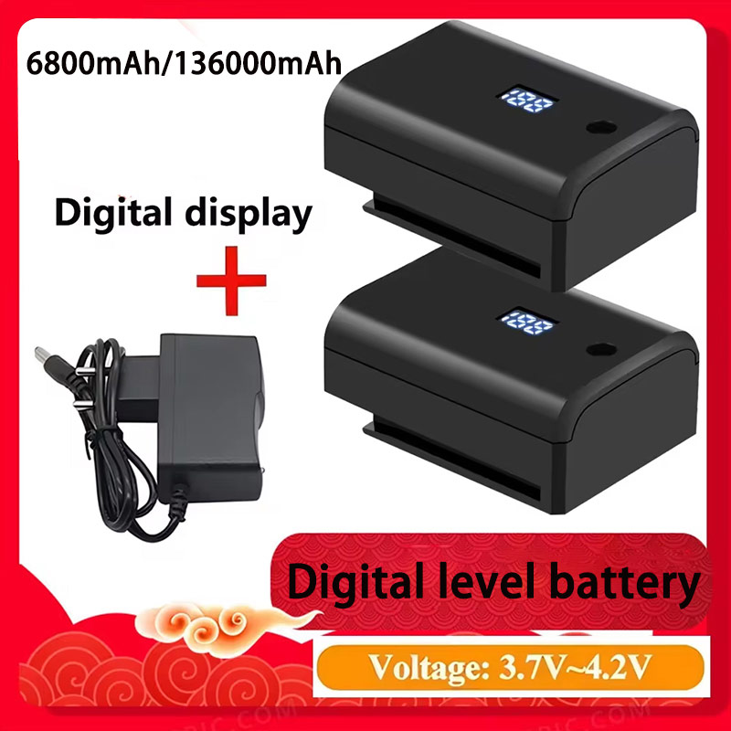 Power Tools Battery - 6800/13600 mAh Oplaadbare krachtige batterij Laserniveau