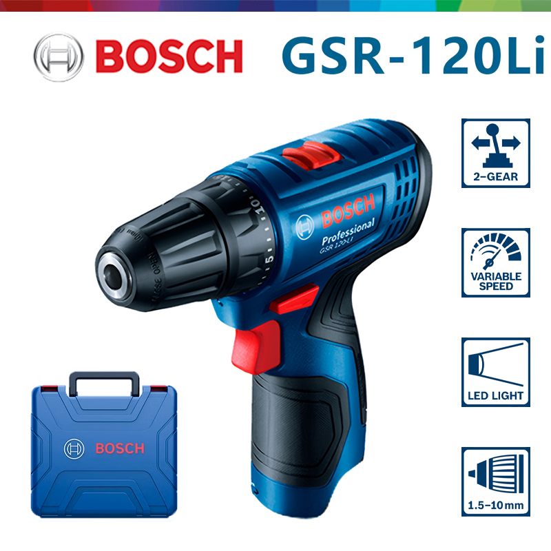 Power Tools Woodworking - Bosch GSR 120-LI 12V Lithium Elektrische
