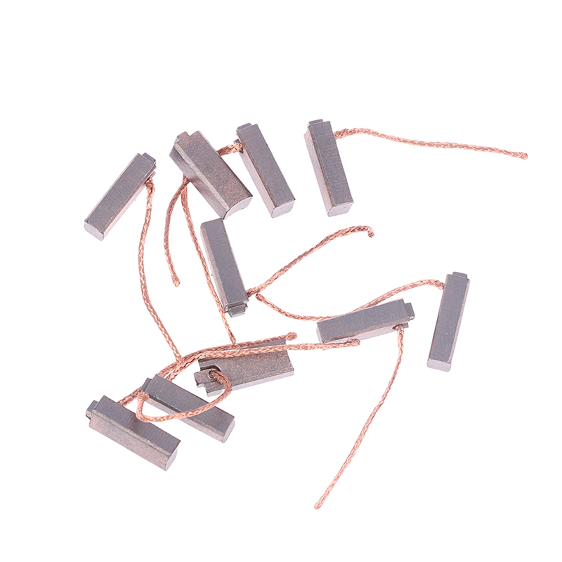 Power Tools Carbon Brush - SF10pcs nieuwe koperen 5*7*19mm Elektrische Generator