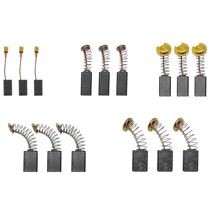 Power Tools Carbon Brush - 50-delige vervangingsset voor koolborstels, duurzame koolborstels
