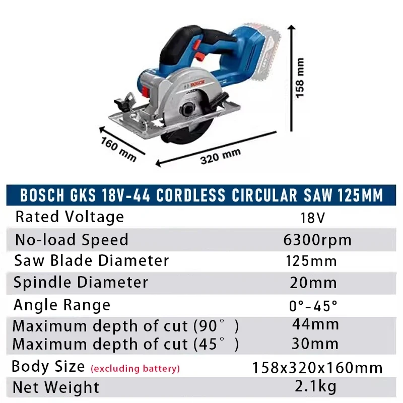 Bosch Accu Cirkelzaag GKS18V-4 - Power Tools Woodworking recensie en prijs