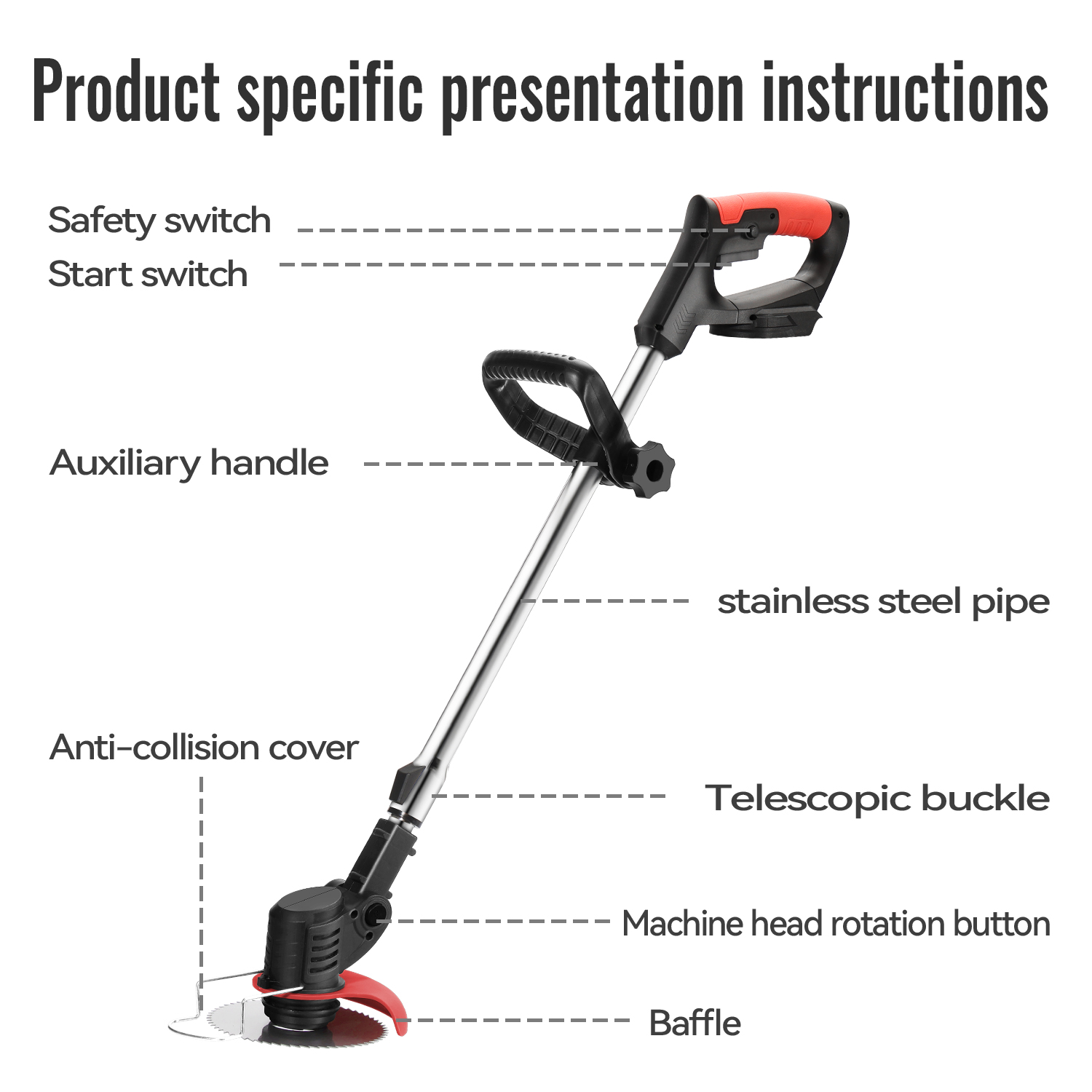 Lithium-elektrische grastrimme - Power Tools Garden recensie en prijs
