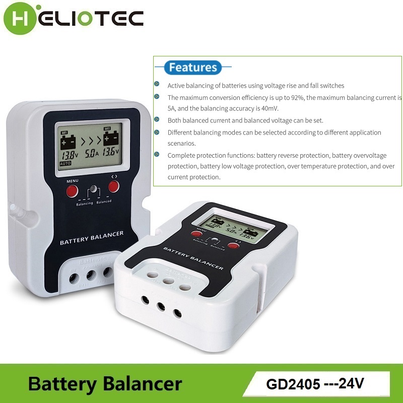 24V batterij-equalizer met spa - Power Tools Voltage recensie en prijs