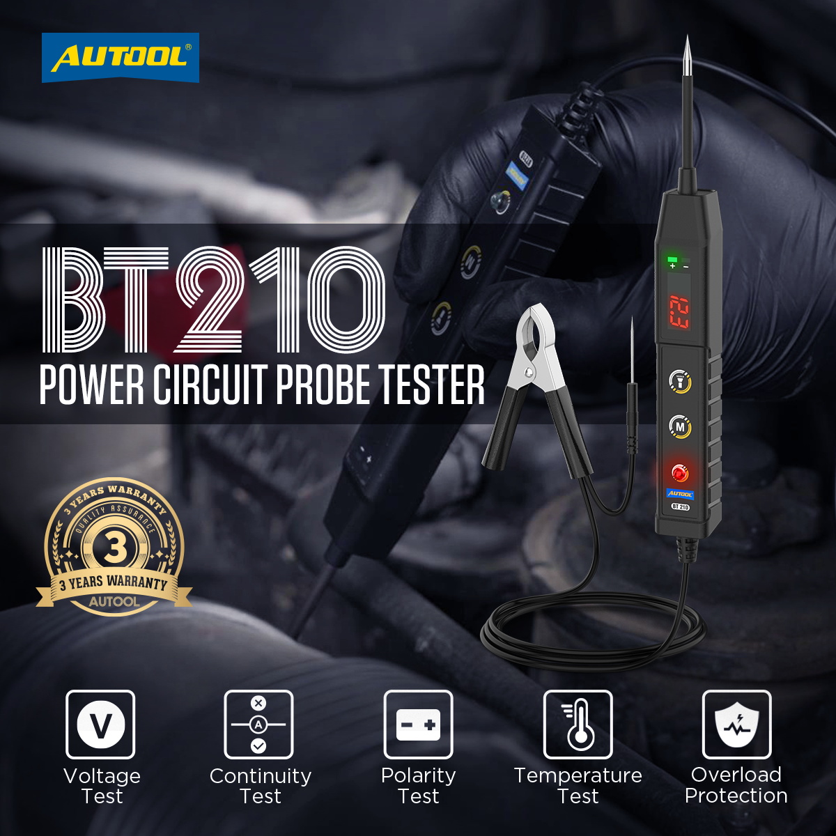 AUTOOL Nieuwe BT210 Auto Circu - Power Tools Voltage recensie en prijs