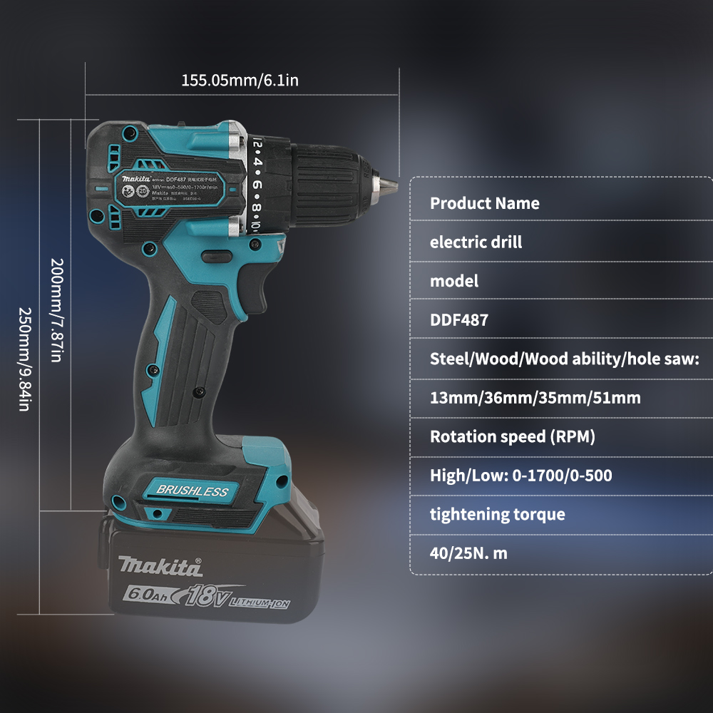 18V Borstelloze Accuboormachin - Power Tools On Sale recensie en prijs