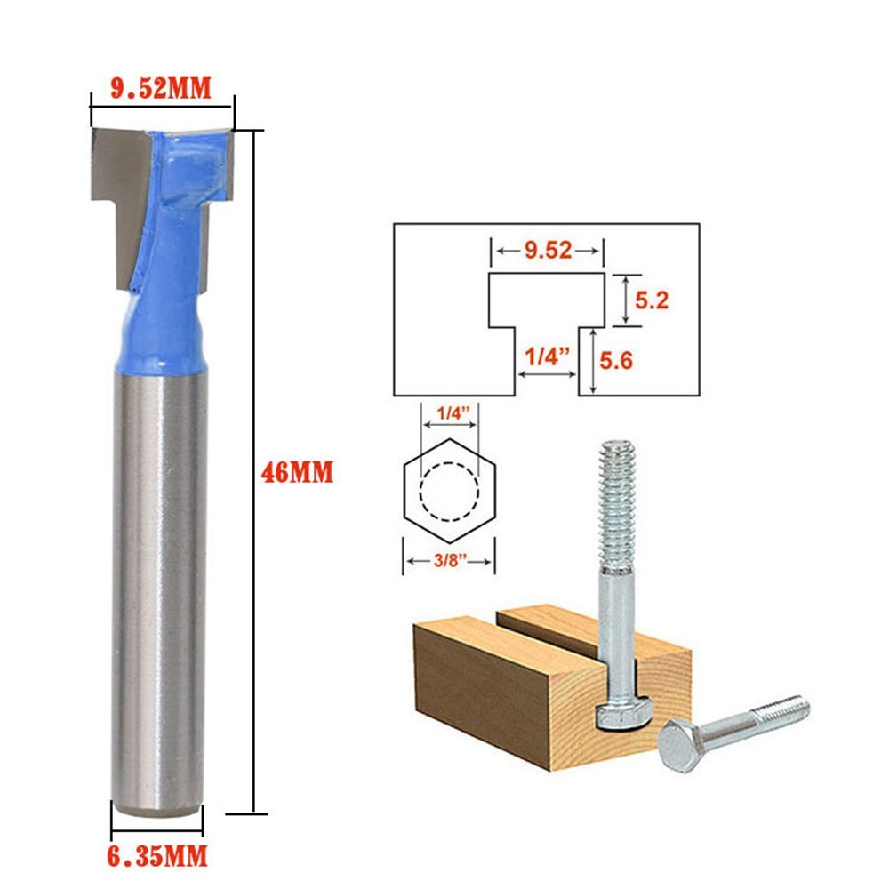 A11I 1/4 inch Schacht T-Slot C - Power Tools Woodworking recensie en prijs