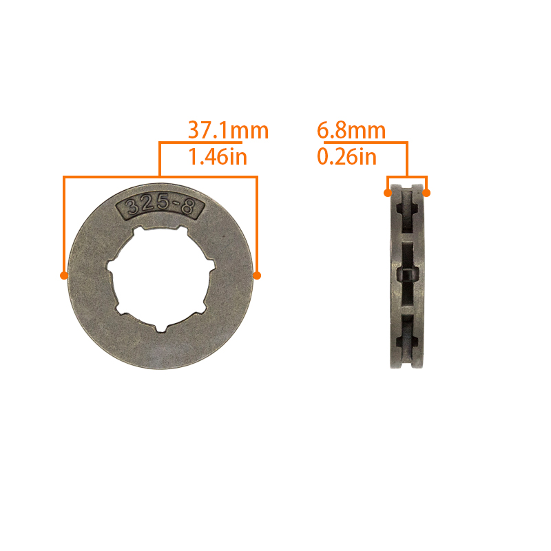 325-8 7T Kettingzaag Gear Rim  - Power Tools Garden recensie en prijs