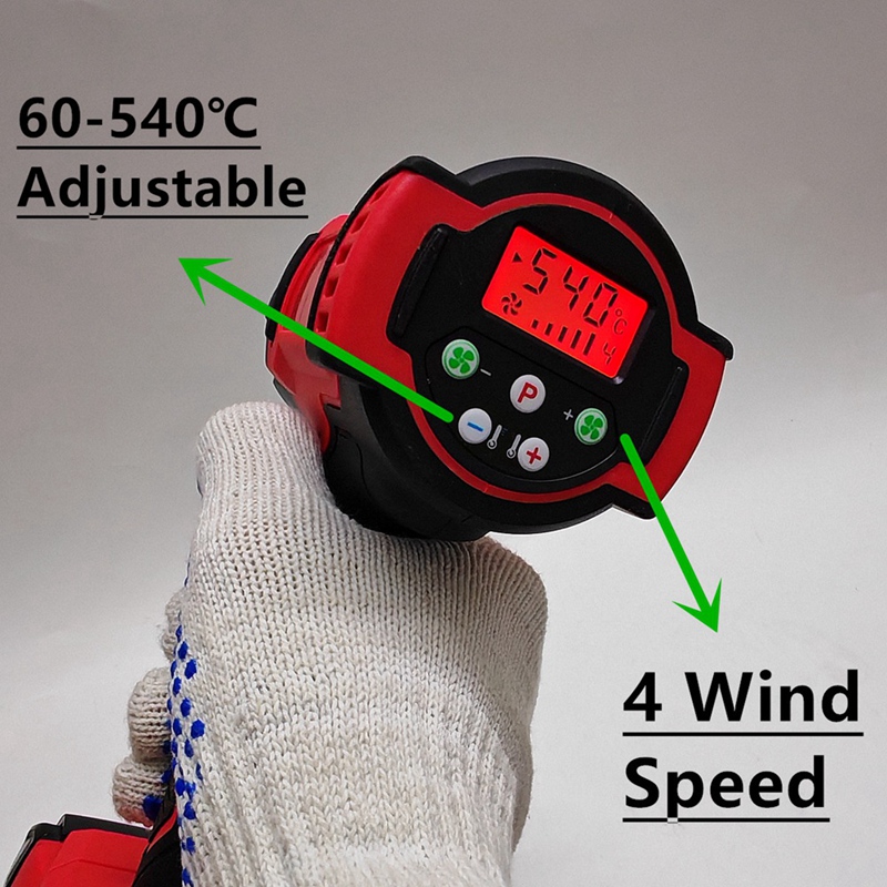 Voor 18V accu Heteluchtpistool - Power Tools Battery recensie en prijs